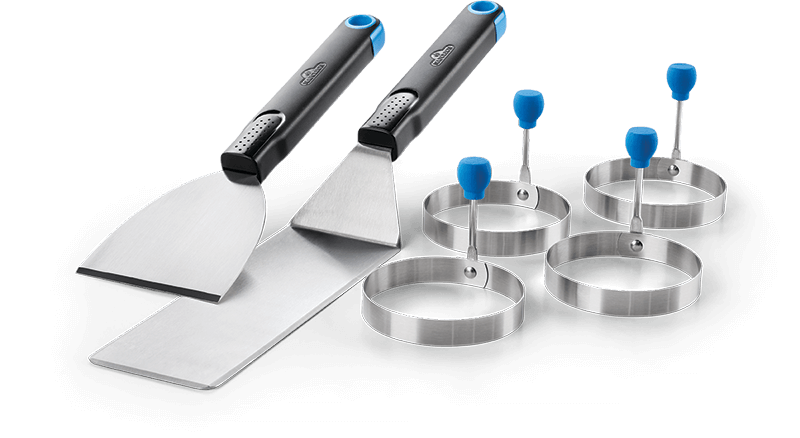 Breakfast Toolset with 4 Egg Rings - BBQ STORE MALTA