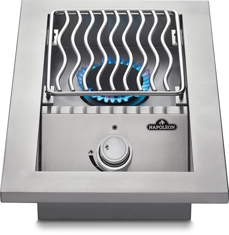 Built - In 500 Series 10" Single Range Top Burner Propane, Stainless Steel - BBQ STORE MALTA