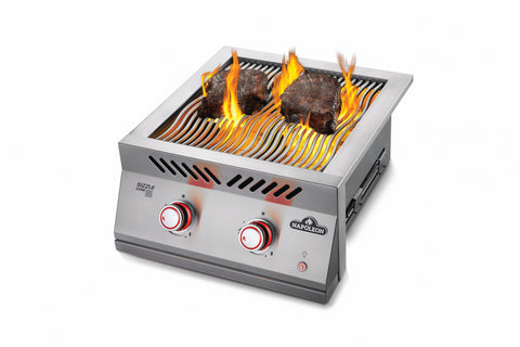Built - In 700 Series 18" Dual Infrared Burner Propane, Stainless Steel - BBQ STORE MALTA