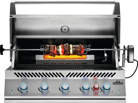 Built - In 700 Series 38" with Infrared Rear Burner Propane, Stainless Steel, Interior Lights - BBQ STORE MALTA