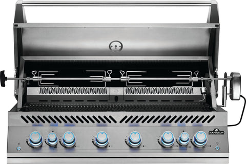 Built - In 700 Series 44" with Dual Infrared Rear Burners, Propane, Stainless Steel - BBQ STORE MALTA