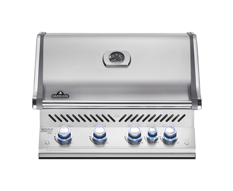 Built - in Prestige PRO™ 500 Propane Gas Grill Head with Infrared Rear Burner, Stainless Steel - BBQ STORE MALTA