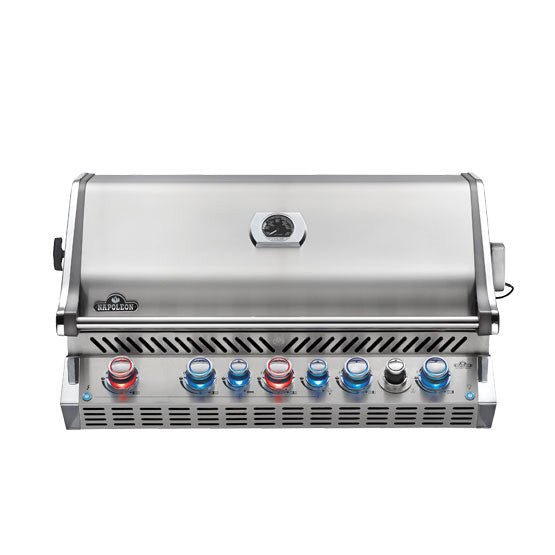 Built - in Prestige PRO™ 665 Propane Gas Grill Head with Infrared Rear Burner, Stainless Steel - BBQ STORE MALTA