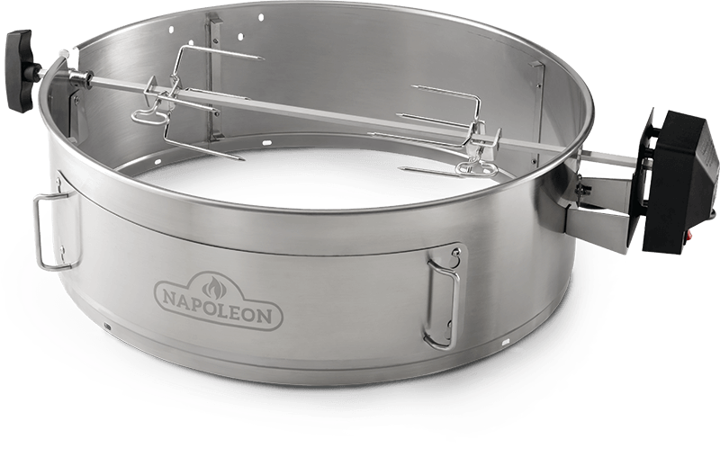 Heavy Duty Rotisserie for charcoal kettle BBQ Ø 57cm - BBQ STORE MALTA