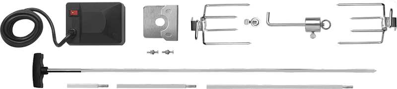 Heavy Duty Rotisserie Kit for all Rogue® 365/425/525/625 models - BBQ STORE MALTA