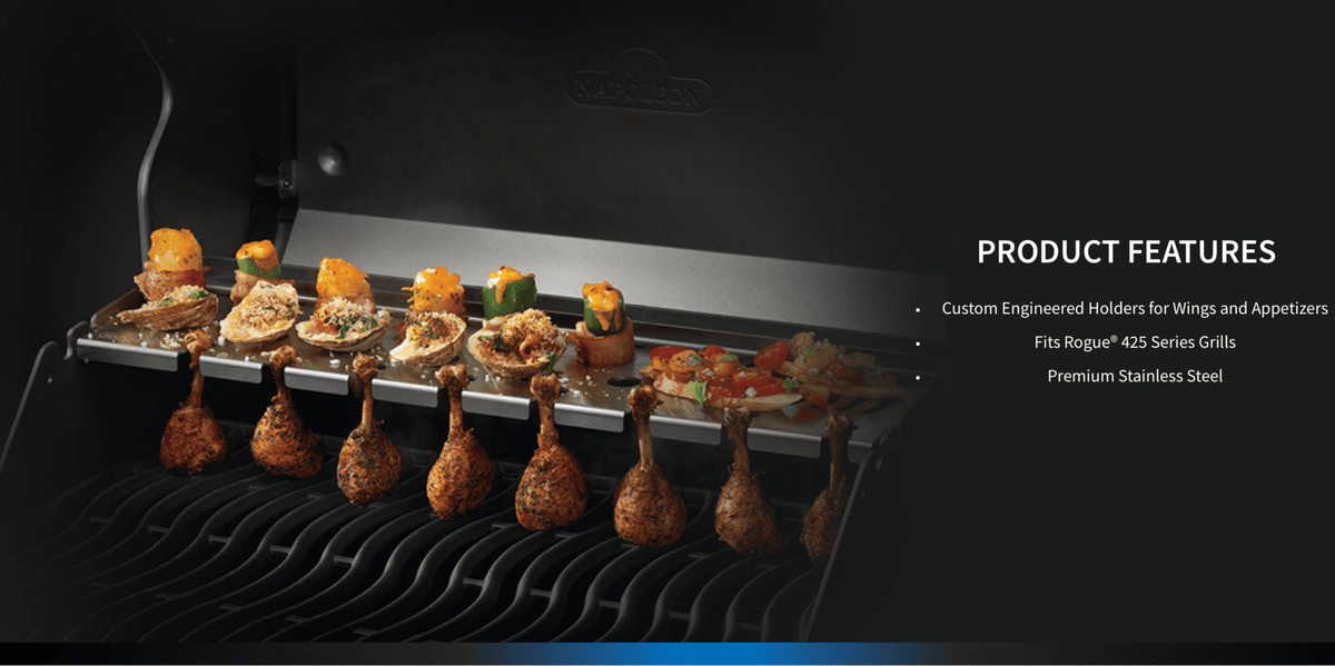 Multifunctional warming rack for Rogue® 425 - BBQ STORE MALTA