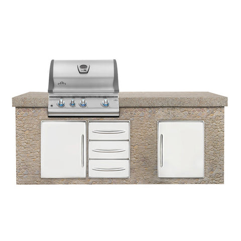 Built In LEX 485 with Rear Burner-Napoleon-BBQ STORE MALTA