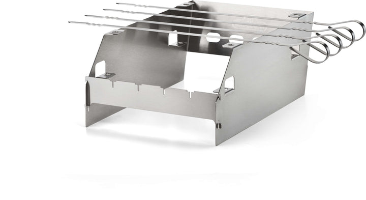 SIZZLE ZONE™ Burner Windshield and Skewer Rack - Large - BBQ STORE MALTA