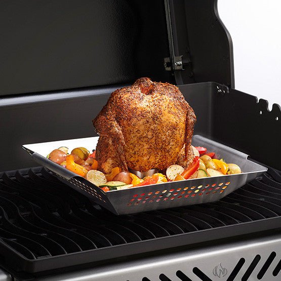Stainless Steel Chicken Roaster &amp; Wok - BBQ STORE MALTA
