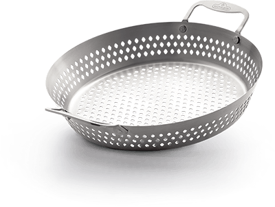 Stainless Steel Grilling Wok - BBQ STORE MALTA