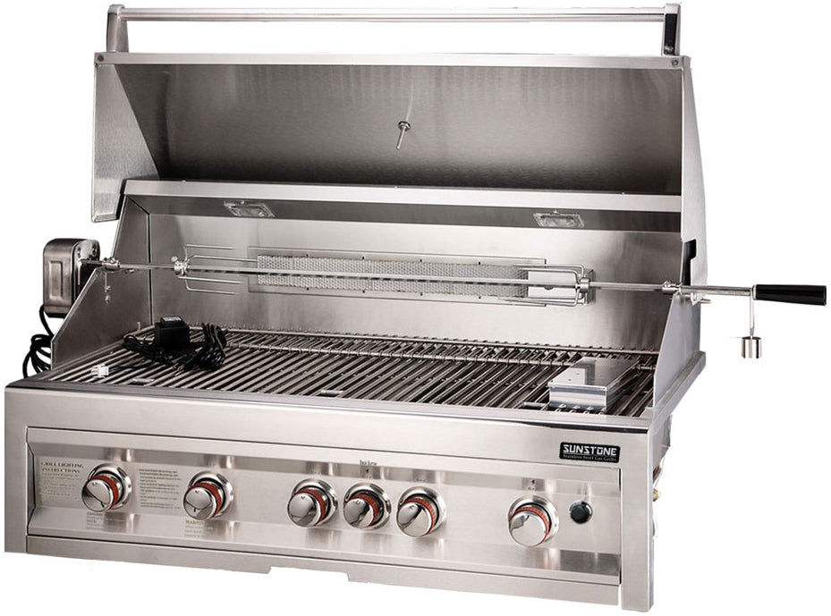 5 Burner Gas Grill with InfraRed-SUNSTONE-BBQ STORE MALTA