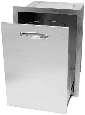 Trash drawer w/ optionally punch out on top - BBQ STORE MALTA