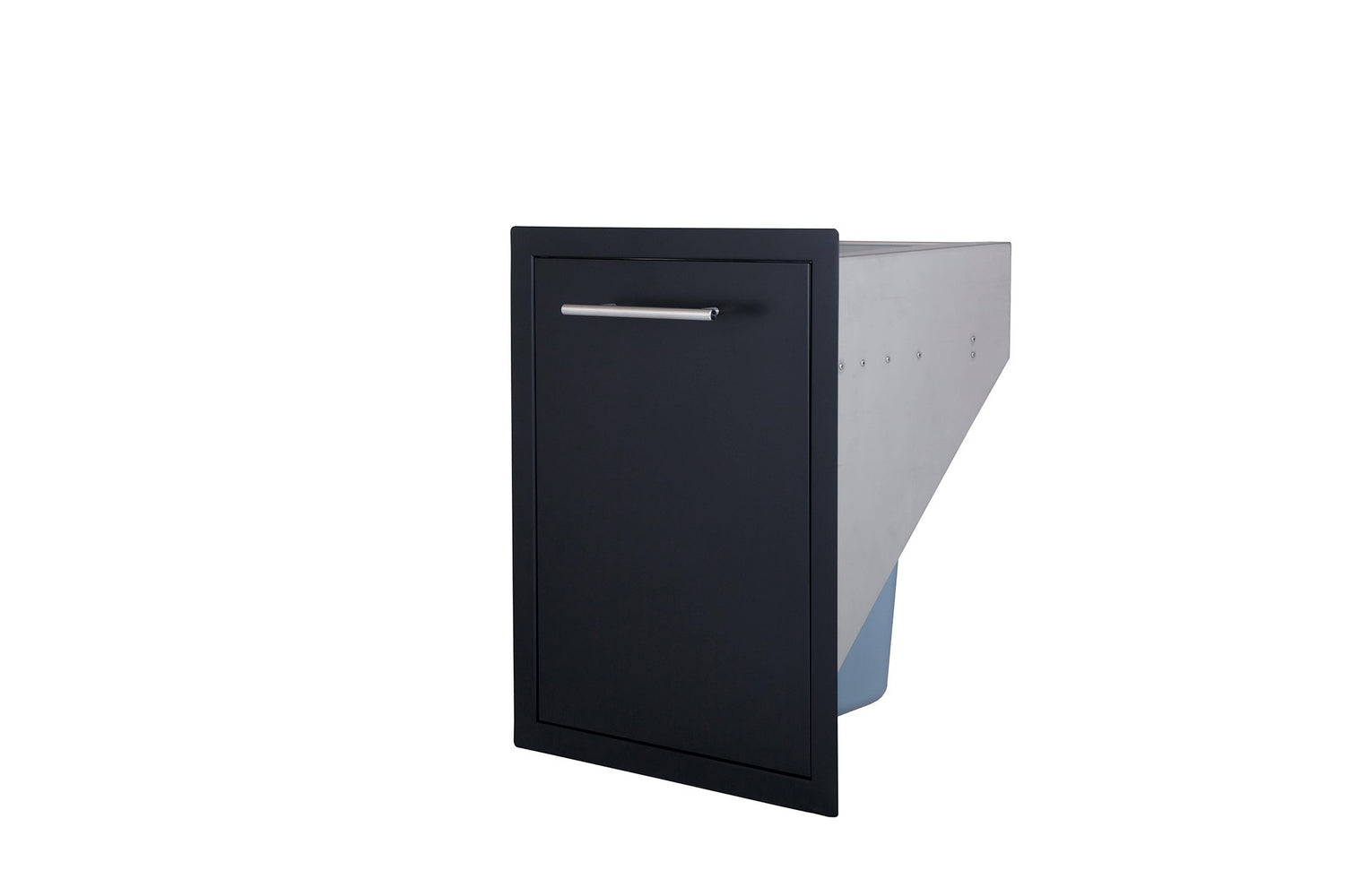 Trash drawer w/ plastic bin - Black Series
